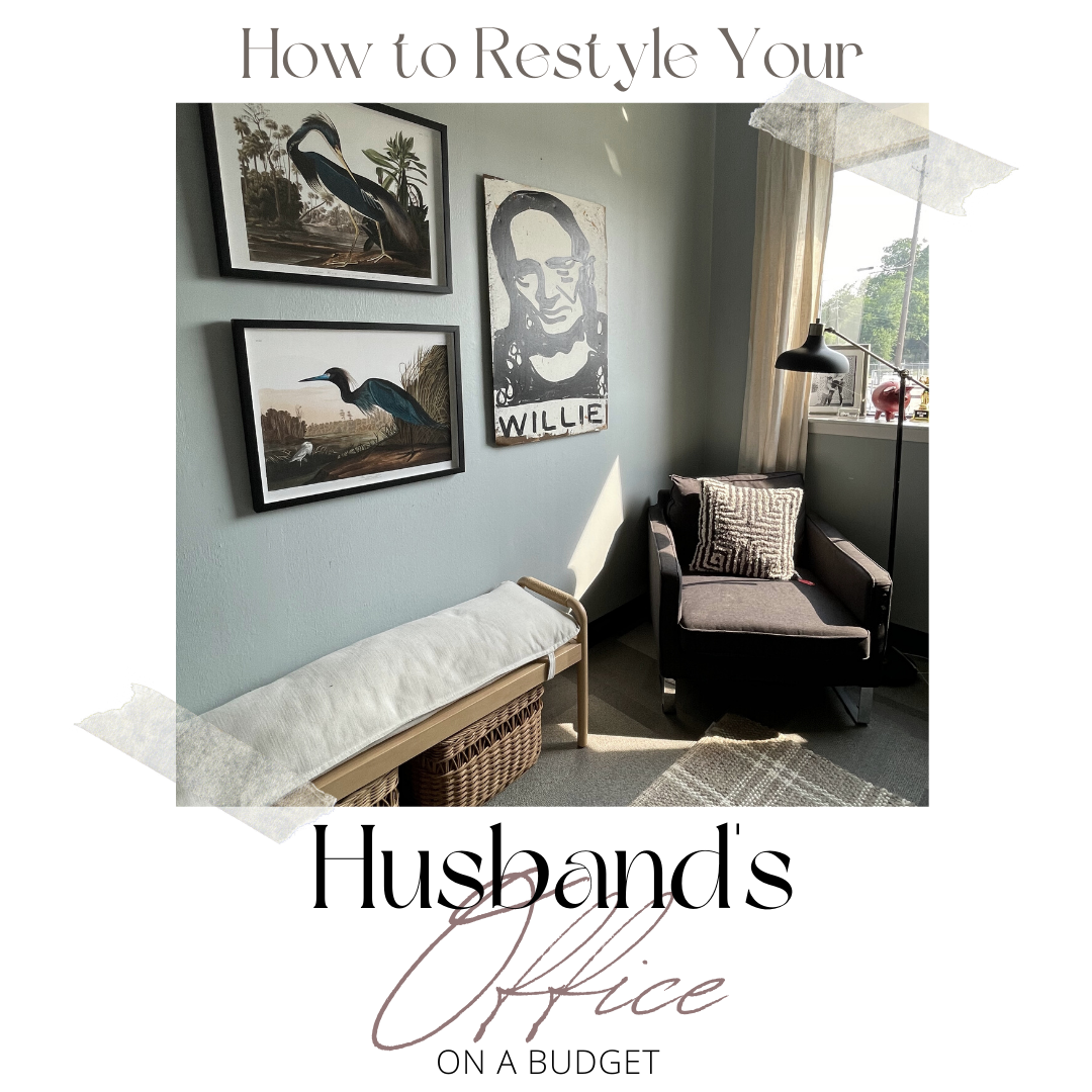 How To: Restyle Your Husband's Office