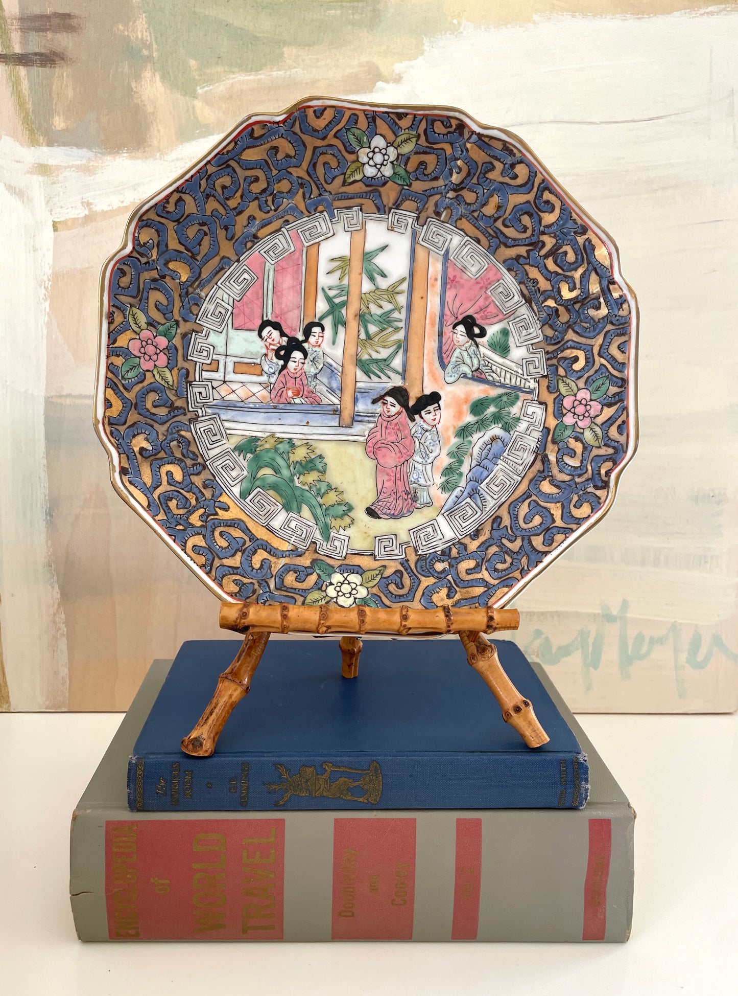 Antique Chinoiserie Plate